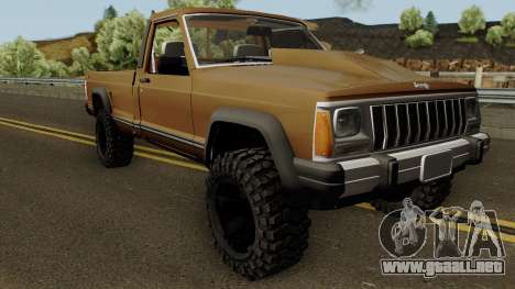 Jeep Comanche para GTA San Andreas