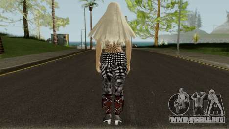 Lili Takken7 Updated (Blonde) para GTA San Andreas