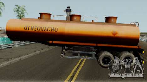 Remolque tanque NefAZ para GTA San Andreas