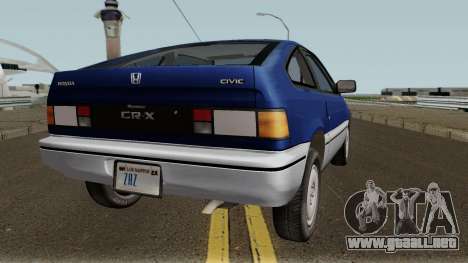 Honda CRX (84-87) para GTA San Andreas