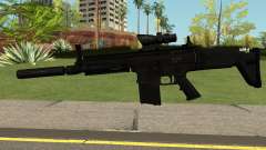 SCAR-H-A1 BLACK para GTA San Andreas