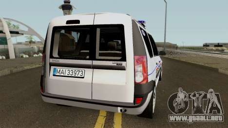 Dacia Logan MCV - Politia Romana 2004 para GTA San Andreas
