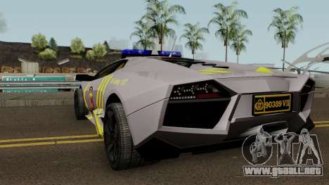 Lamborghini Reventon Polres Indonesia para GTA San Andreas