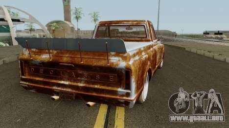 Chevrolet C-10 Custom Pickup Beater 1967 para GTA San Andreas