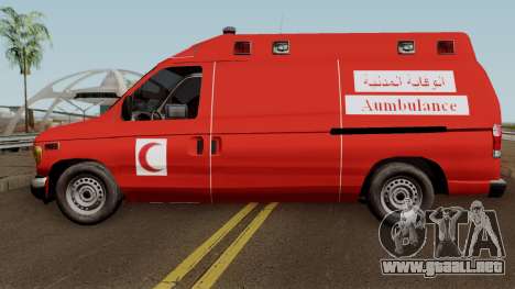 Ford E-150 Ambulan Moroccain para GTA San Andreas