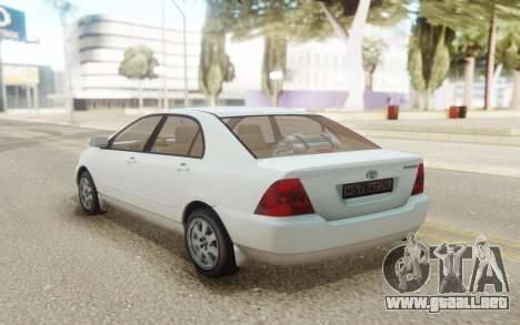 Toyota Corolla Sedan 2001 para GTA San Andreas