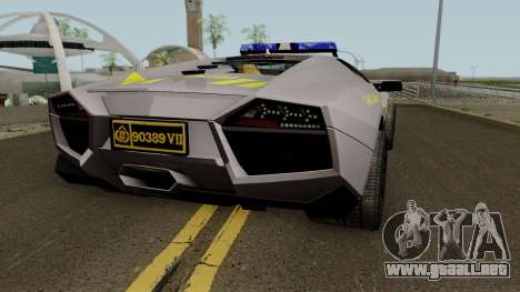 Lamborghini Reventon Polres Indonesia para GTA San Andreas