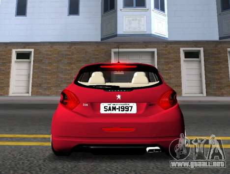 Peugeot 208 GTI black STANCE para GTA San Andreas