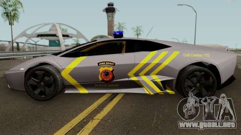 Lamborghini Reventon Polres Indonesia para GTA San Andreas