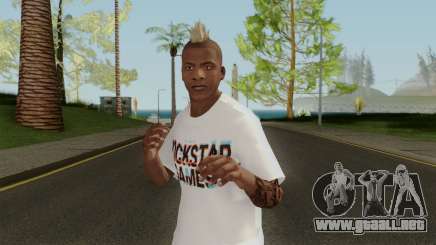 Franklin GTA V New Hairstyle para GTA San Andreas