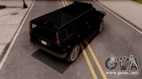 GTA V Mammoth Patriot R para GTA San Andreas