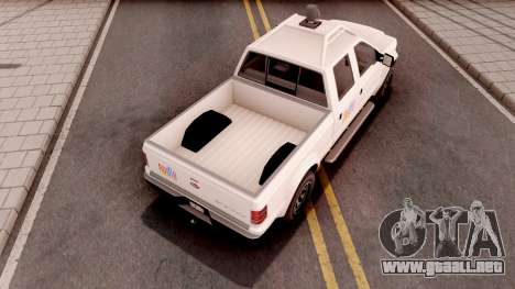 GTA V Vapid Sadler Nudle Self-Driving Car para GTA San Andreas