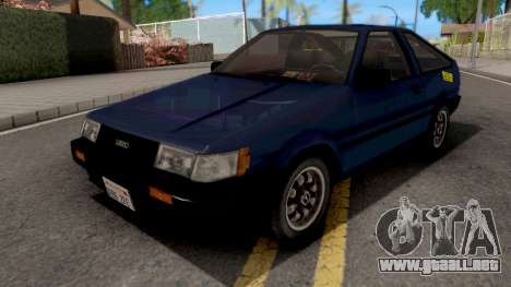 Toyota Levin 1985 para GTA San Andreas