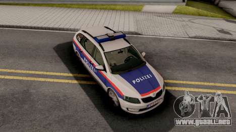 Skoda Octavia Polizei para GTA San Andreas