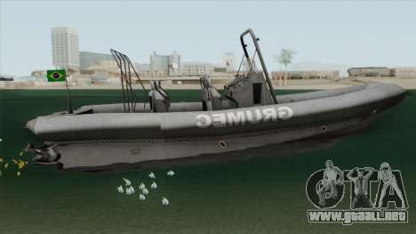 Bote EMB RHIB GRUMEC para GTA San Andreas