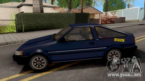 Toyota Levin 1985 para GTA San Andreas