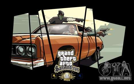 GTA SA pantallas de Carga de 15 años de aniversa para GTA San Andreas
