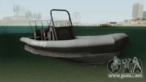 Bote EMB RHIB GRUMEC para GTA San Andreas