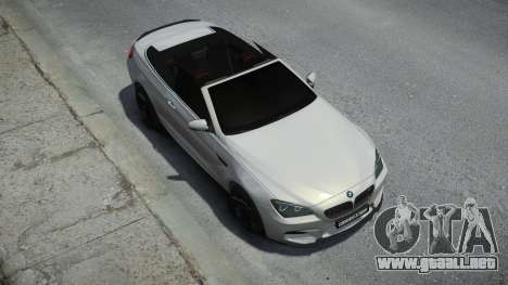 BMW M6 Convertible para GTA 4