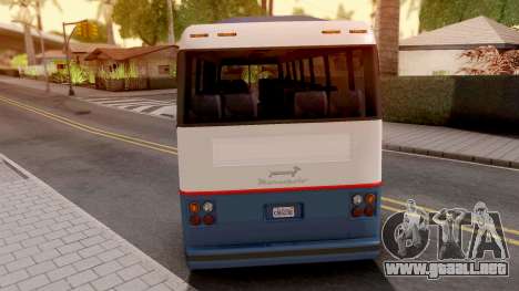 GTA V Brute Dashound SA City Service Coach para GTA San Andreas