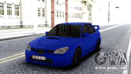 Subaru WRX STI 2004 Blue para GTA San Andreas