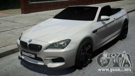 BMW M6 Convertible White para GTA 4