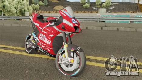 Ducati Desmosedici GP19 Andrea Dovizioso para GTA San Andreas