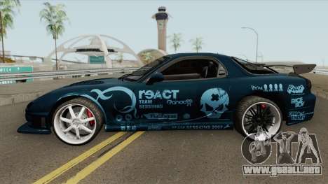 Mazda RX-7 FD3S (R3ACT Team Sessions) para GTA San Andreas