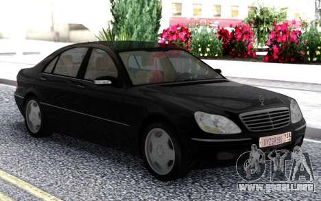 Mercedes-Benz S600 W220 para GTA San Andreas