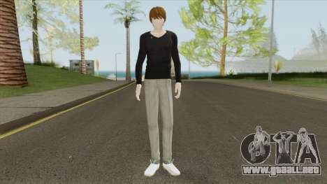 Light Yagami Skin V1 (Death Note) para GTA San Andreas