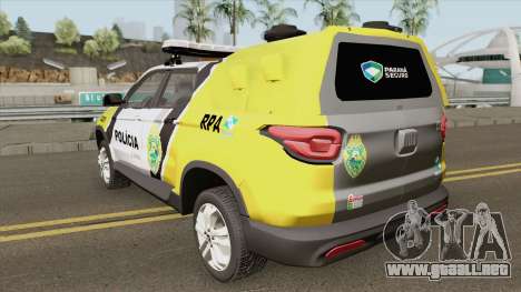 Fiat Toro (Policia Militar) para GTA San Andreas