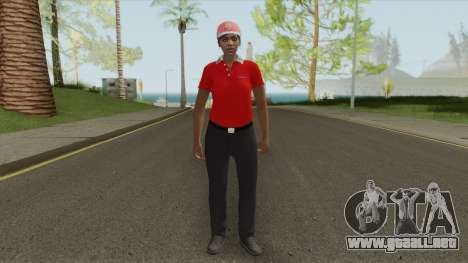 GTA Online Skin V3 (Restaurant Employees) para GTA San Andreas
