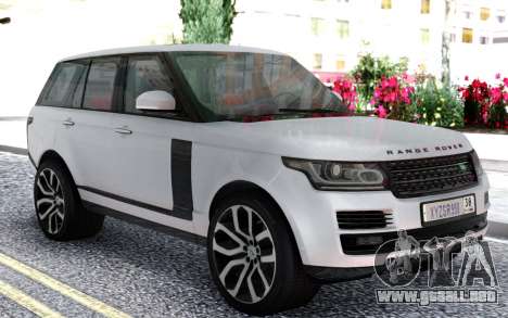 2018 Land Rover Range Rover Autobiography para GTA San Andreas