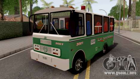 Buseta Clasica Colombiana para GTA San Andreas