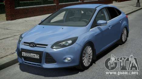 Ford Focus 3 Sedan para GTA 4