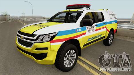 Chevrolet S10 2017 (PMMG Rodoviaria) para GTA San Andreas