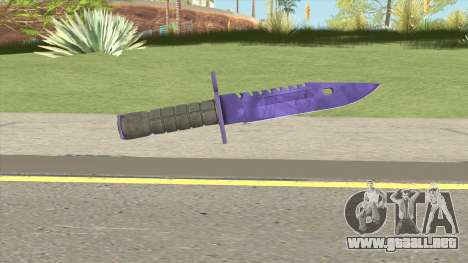 CS:GO M9 Bayonet (Doppler Sapphire) para GTA San Andreas