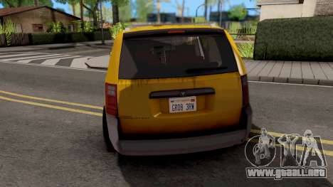 Dodge Grand Caravan Taxi para GTA San Andreas