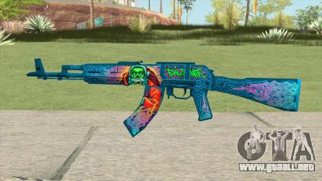 Warface AK-103 (Evil Santa) para GTA San Andreas