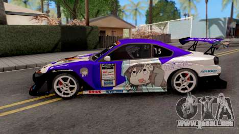 Nissan Silvia S15 Uras D1GP with Mika Girl v2 para GTA San Andreas