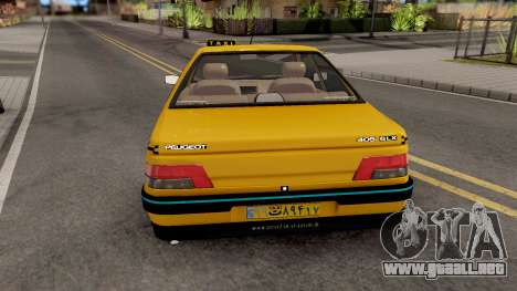 Peugeot 405 GLX Taxi para GTA San Andreas