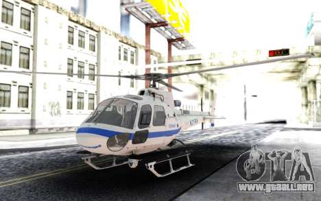Bell 205 De La Policía para GTA San Andreas