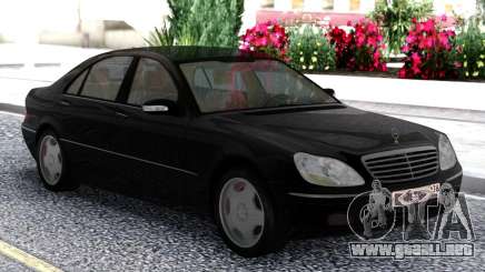 Mercedes-Benz S600 W220 Black para GTA San Andreas