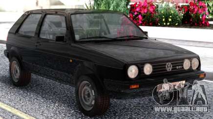 Volkswagen Golf II Black para GTA San Andreas