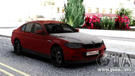 BMW M5 F90 Red-Black para GTA San Andreas