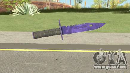 CS:GO M9 Bayonet (Doppler Sapphire) para GTA San Andreas