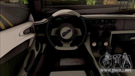 Spyker C8 Preliator 2017 para GTA San Andreas