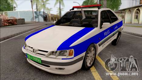 Peugeot Pars ELX Police para GTA San Andreas