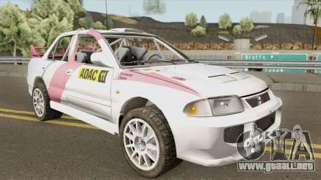 Mitsubishi Lancer Evolution III GSR WRC 95 Rall para GTA San Andreas