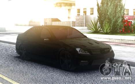 Mercedes-Benz C63 AMG para GTA San Andreas